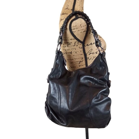 Francesco Biasia Large Leather Hobo Shoulder Bag